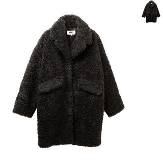 エムエムシックス(MM6)のエム エム シックス メゾン マルジェラ MM6 MAISON MARGIELA 【大人もOK】キッズ フェイクファー ジャケット コート アウター 2023年秋冬新作 M60399 MM00U (コート)