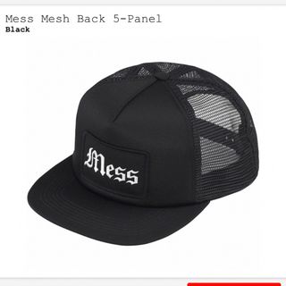 supreme MESS MESH BACK 5 PANEL ブラック　定価以下