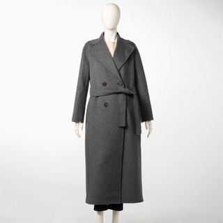 エスマックスマーラ('S Max Mara)のエス マックス マーラ 'S MAX MARA コート ロング PARIDE ダブルフェイス ピュアヴァージンウール ダブルブレストコート 2023年秋冬新作 2390161539 0009 GRIGIO(ロングコート)