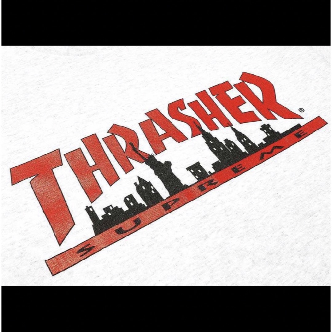 Supreme / Thrasher Skyline Tee アッシュグレー　L