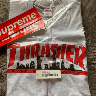 Supreme / Thrasher Skyline Tee アッシュグレー　L