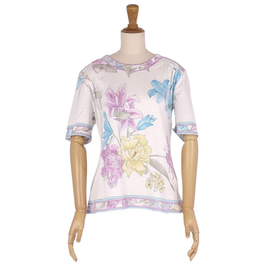 新作モデル 美品 レオナール LEONARD FASHION シャツ ブラウス 半袖
