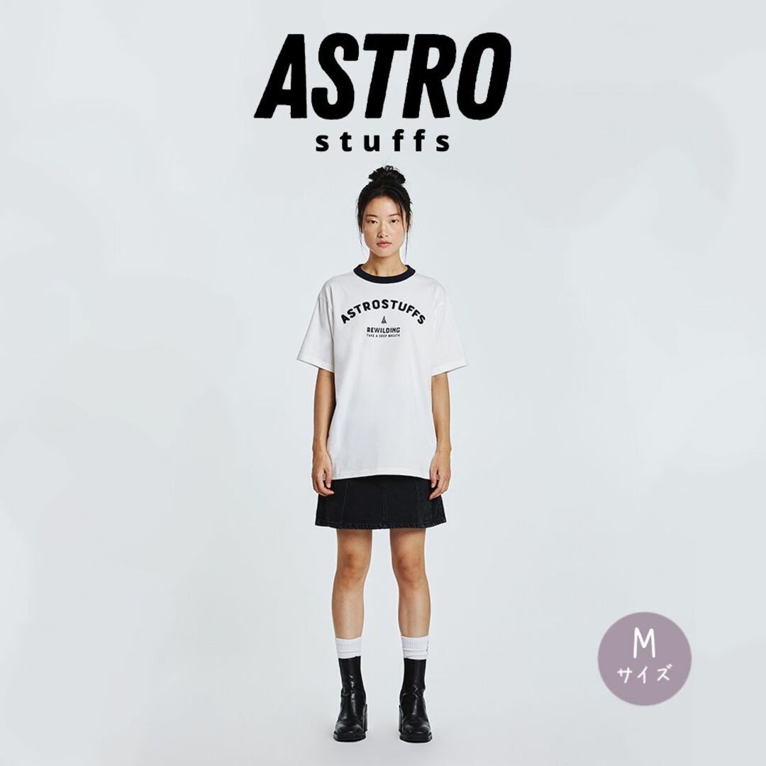 ASTRO stuffs☆REWILDコレクション☆Tシャツ☆白（M）