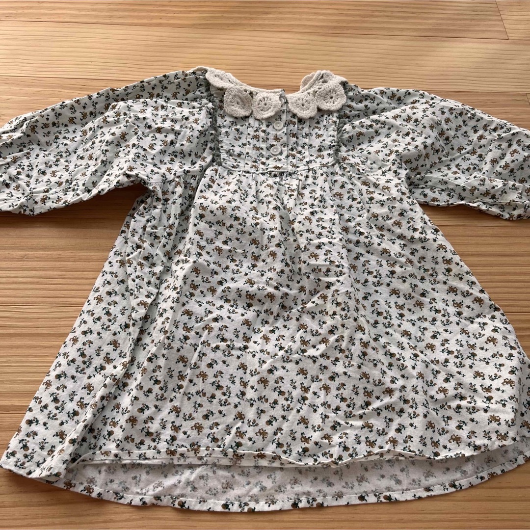 ワンピース　100 子供服　女の子 キッズ/ベビー/マタニティのキッズ服女の子用(90cm~)(ワンピース)の商品写真