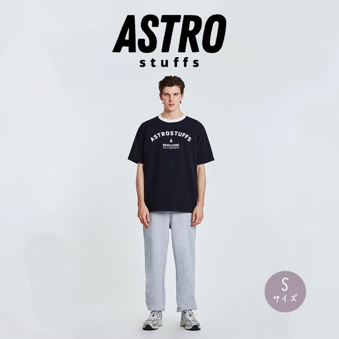 ASTRO stuffs☆REWILDコレクション☆Tシャツ☆紺（S）