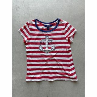 ポロラルフローレン(POLO RALPH LAUREN)のポロラルフローレン ガールズ ボーダーマリンTシャツ 送料無料 (y34)(Tシャツ/カットソー)