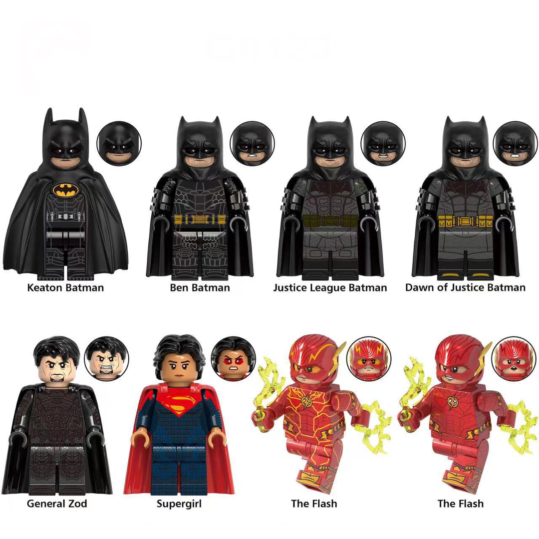 レゴ互換 バットマン フラッシュ ゾッド将軍 ミニフィグ 8体セット フィギュアの通販 by 『パンダマン』's shop｜ラクマ