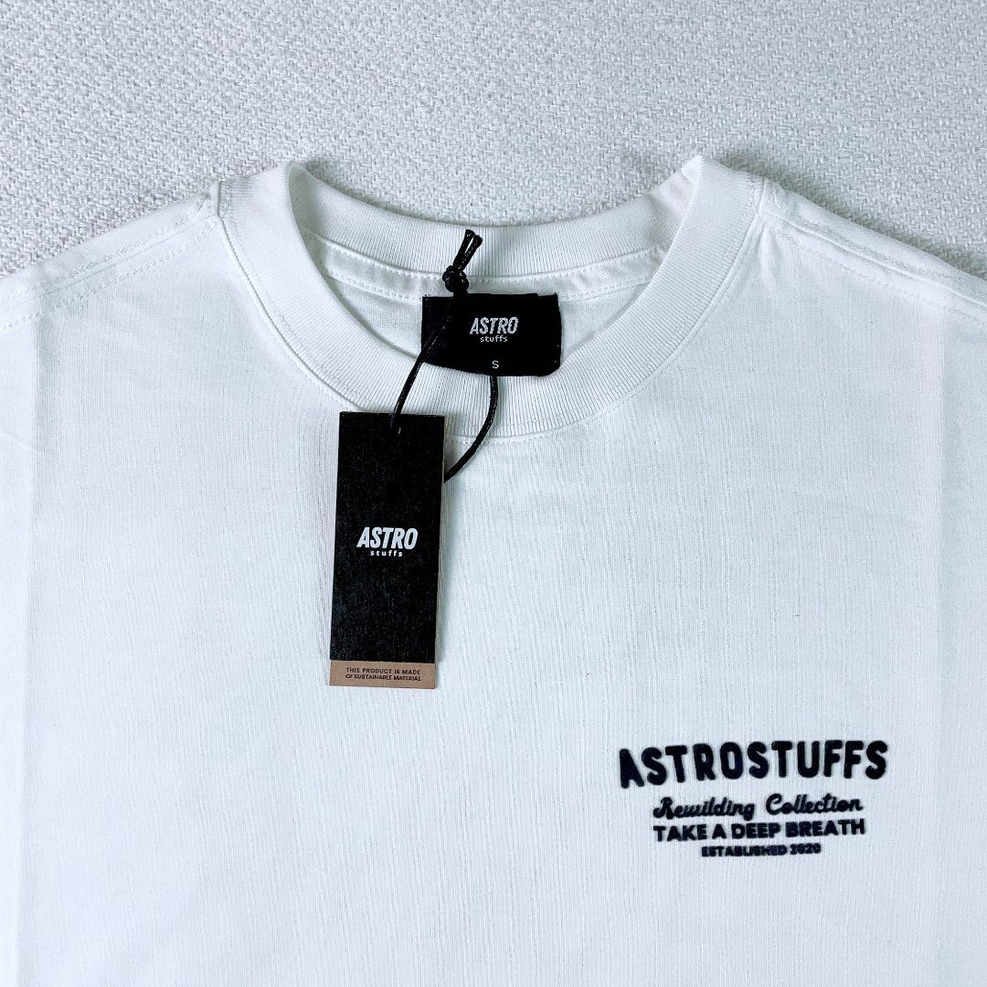 ASTRO stuffs☆REWILDINGコレクション☆Tシャツ☆白（S） 3