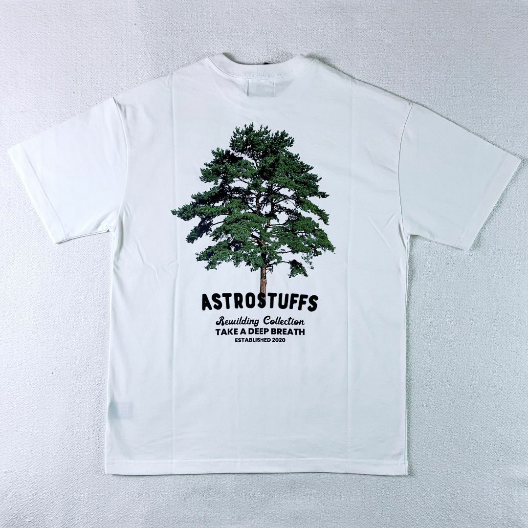 ASTRO stuffs☆REWILDINGコレクション☆Tシャツ☆白（S） 4