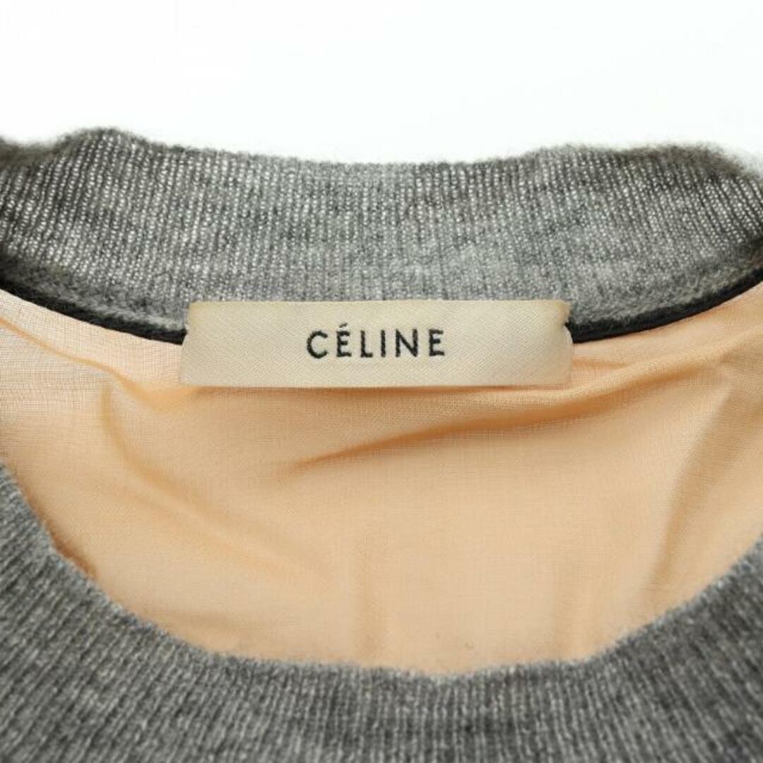 celine(セリーヌ)の ニット グレー 切替 フィービー期 レディースのトップス(ニット/セーター)の商品写真