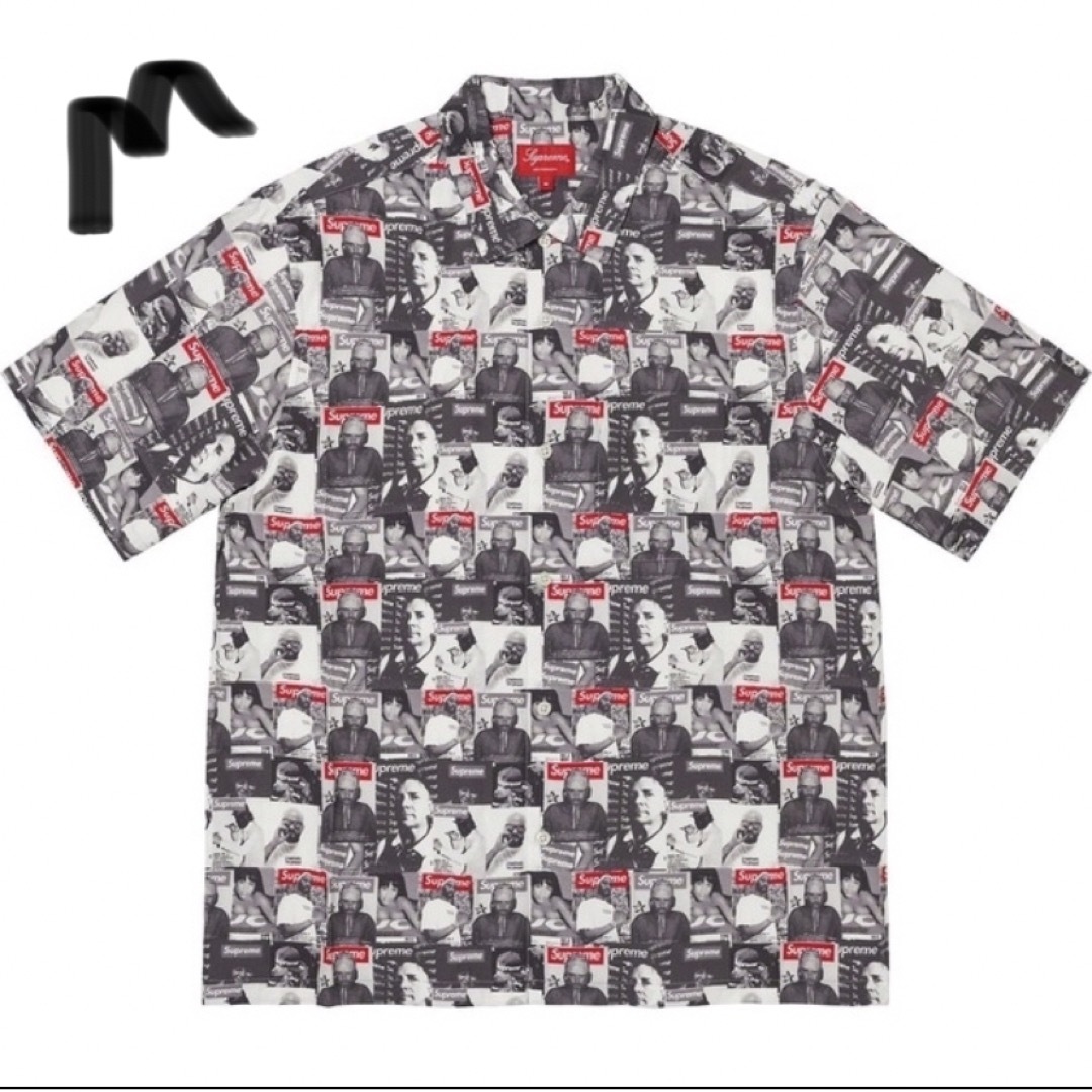 supreme Magazine S/S Shirt 新品 グレイマガジンシャツ