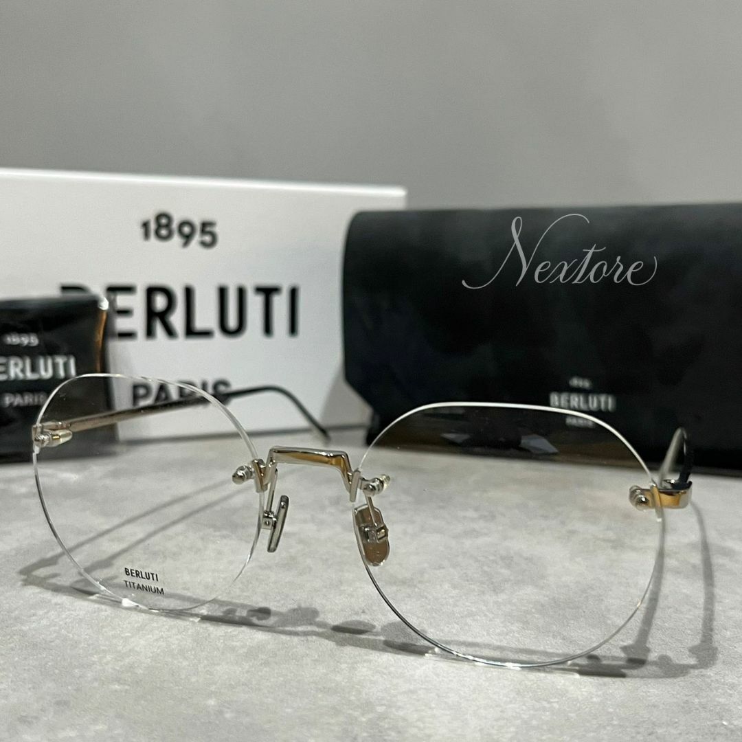 メンズ新品 BERLUTI ベルルッティ BL50010U 016 メガネ サングラス