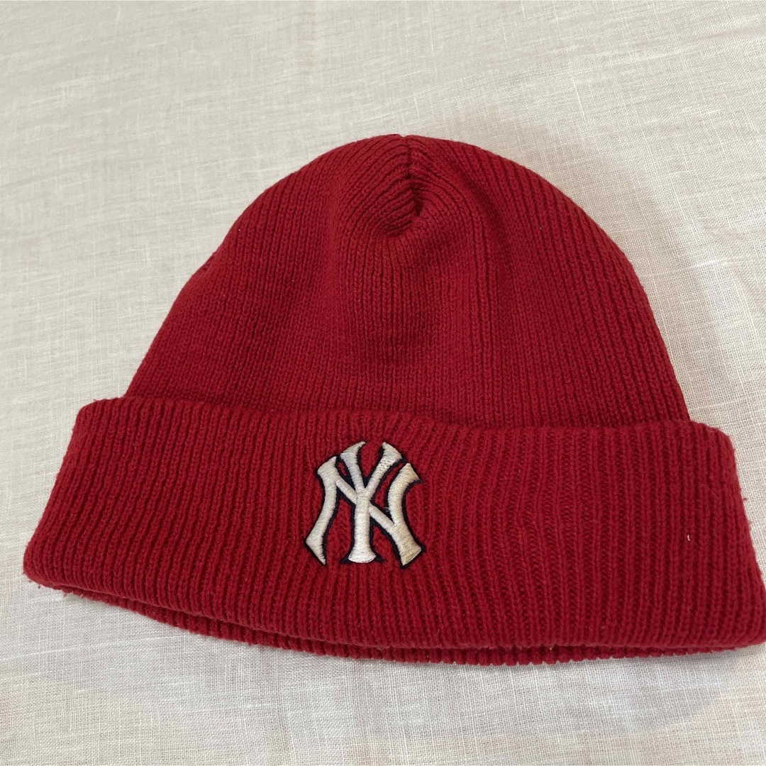 MLB(メジャーリーグベースボール)のNY ヤンキース ニット帽 ニットキャップ ビーニー　yankees old メンズの帽子(ニット帽/ビーニー)の商品写真