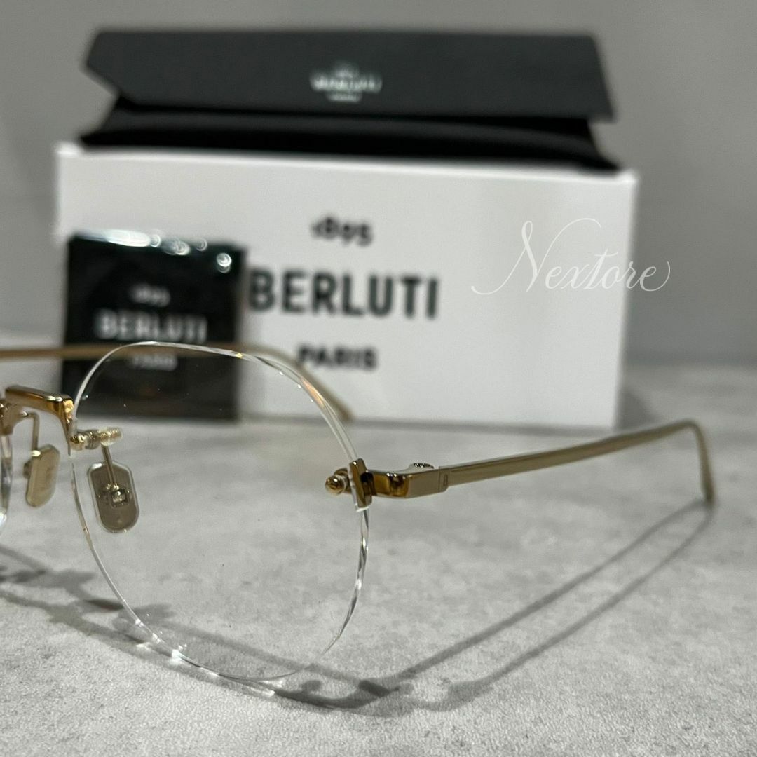 新品 BERLUTI ベルルッティ BL50010U 016 メガネ サングラス