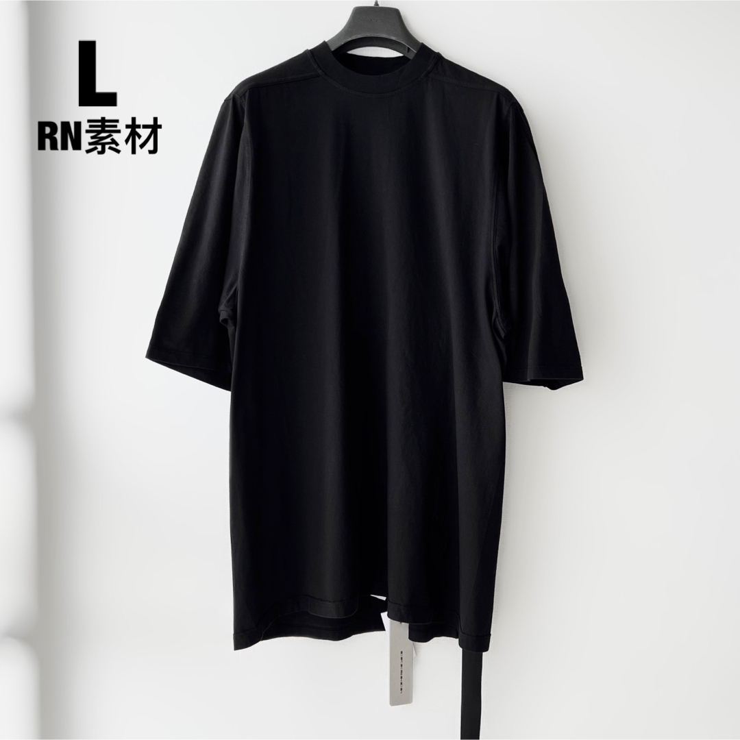 デザイナーズブランド新品　RICK OWENS DRKSHDW Jumbo半袖Tシャツ　ブラック　L