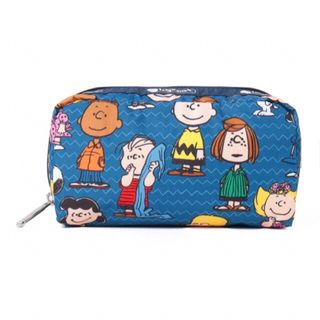 レスポートサック(LeSportsac)のスヌーピー レスポートサック レスポ レクタンコスメポーチ ピーナッツギャング(キャラクターグッズ)