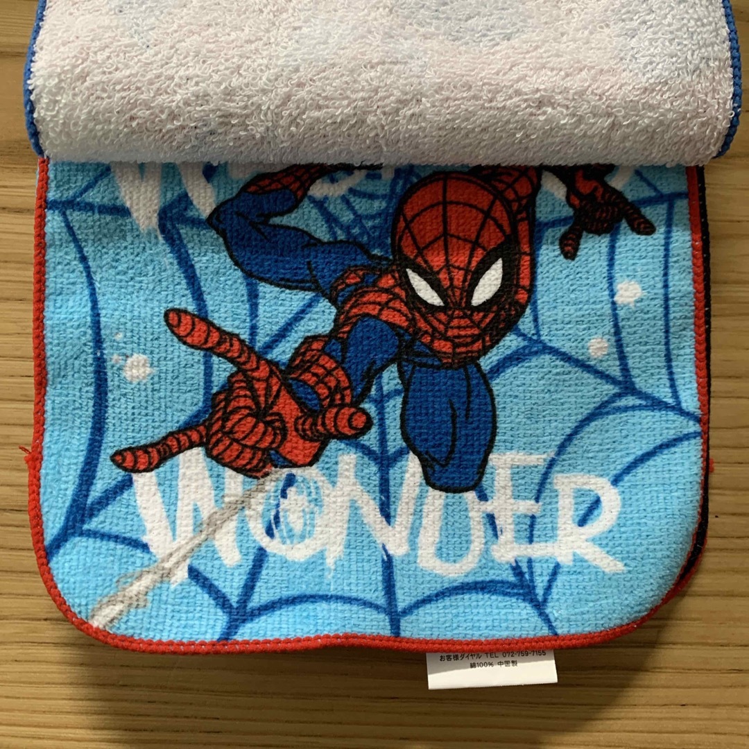 MARVEL(マーベル)のスパイダーマン ミニタオル 5枚セット a プチタオル ポケットタオル 入園準備 キッズ/ベビー/マタニティのこども用ファッション小物(その他)の商品写真