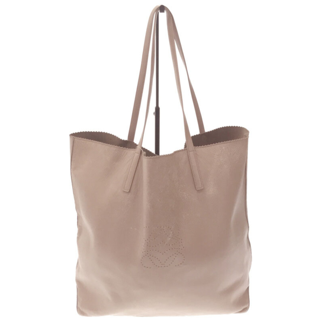 LOEWE - LOEWE ロエベ アナグラムレザートートバッグ ピンクベージュ