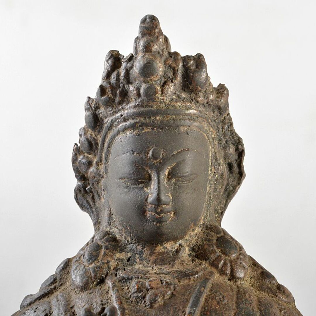 仏教美術 古銅 八手観音像 仏像 置物 R6190 仏教美術 古銅 八手観音像 仏像 置物 R6190