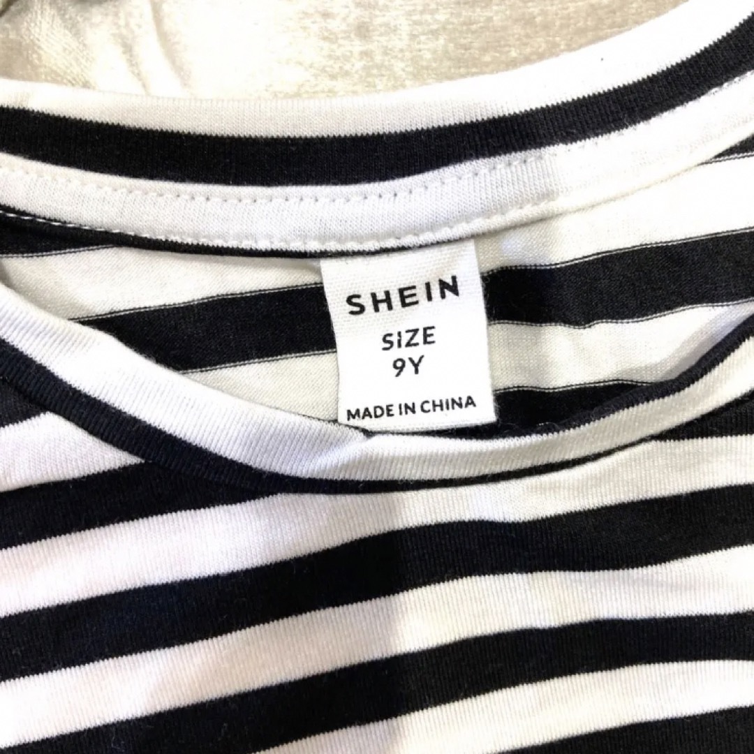 新品未使用 SHEIN ロングT 130 キッズ/ベビー/マタニティのキッズ服女の子用(90cm~)(Tシャツ/カットソー)の商品写真