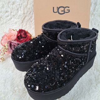 UGG - 【新品】 UGG ULTRA MINI CHUNKY SEQUIN スパンコールの通販｜ラクマ