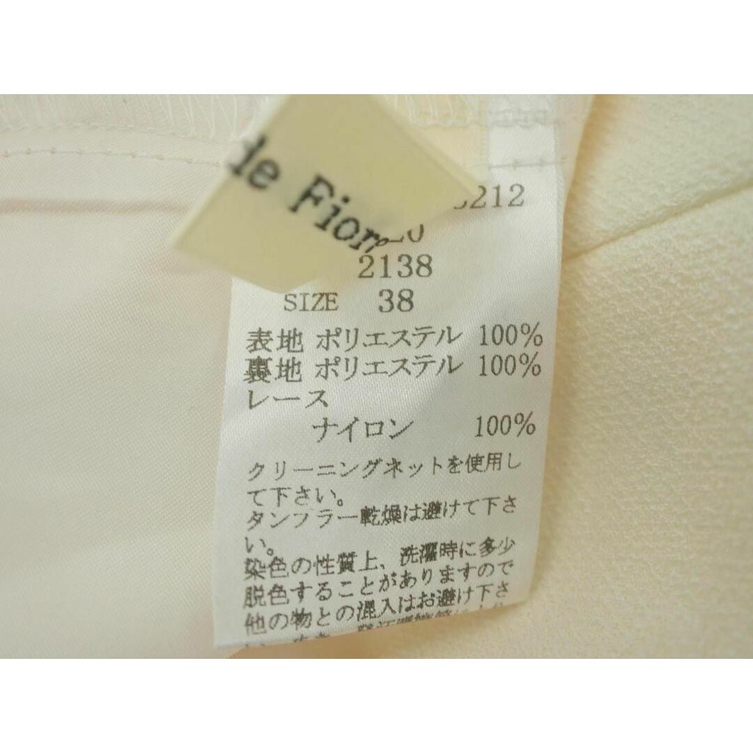 LAISSE PASSE(レッセパッセ)のDebut de Fiore デビュードフィオレ レッセパッセ ワンピース size38/オフホワイト ■◆ レディース レディースのワンピース(ミニワンピース)の商品写真