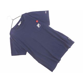 フィラ(FILA)のFILA フィラ ロゴ胸ポケット Tシャツ sizeLL/濃紺 ■◆ レディース(Tシャツ(半袖/袖なし))