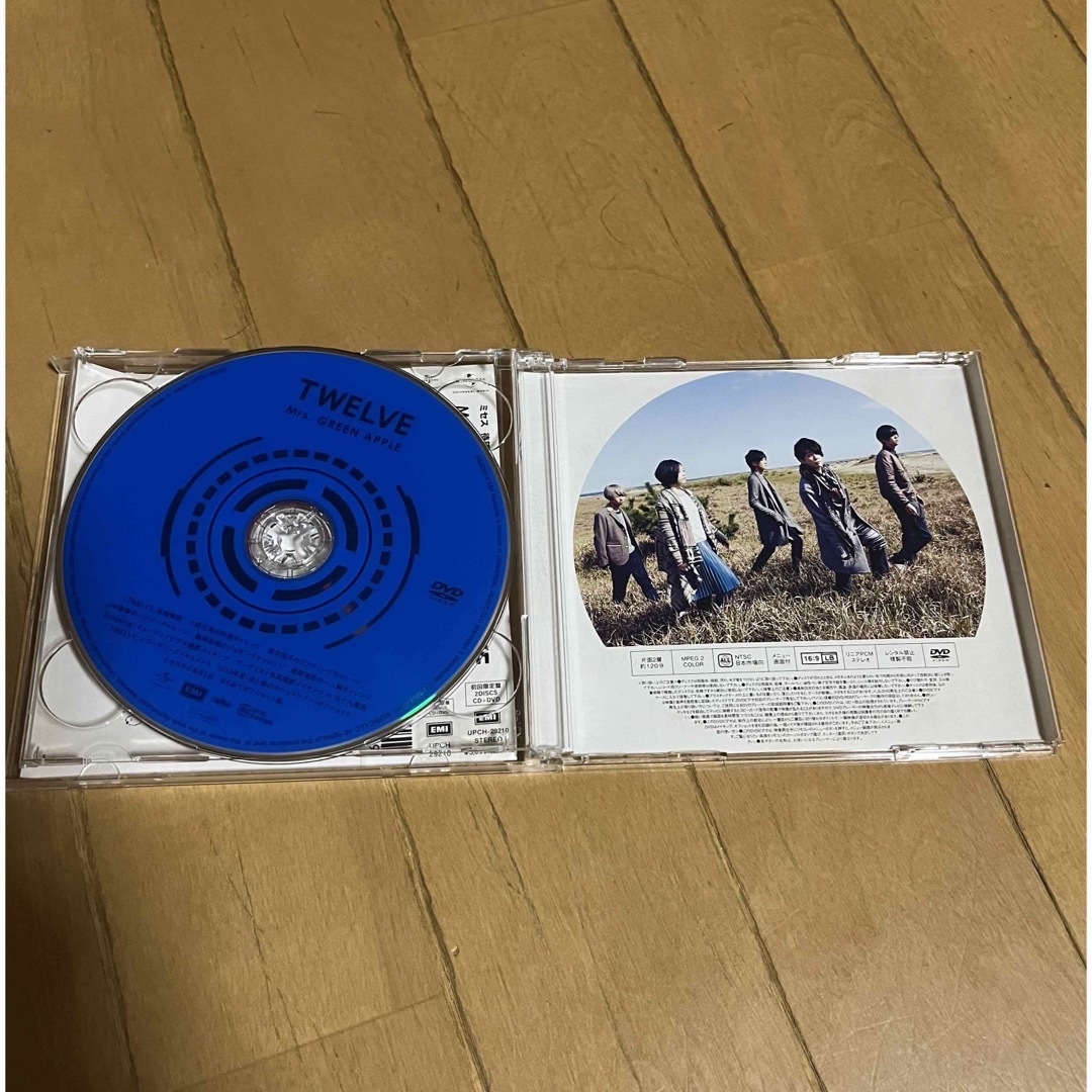TWELVE」初回限定盤 CD+ DVD Mrs.GREEN APPLE TWELVE」初回限定盤 CD+ DVD Mrs.GREEN APPLE