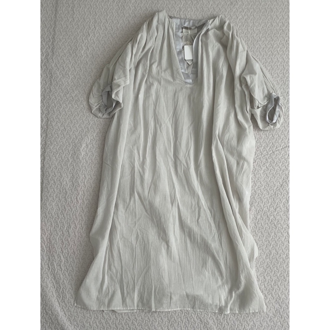 Plage(プラージュ)の【enrica】DRESS 077  light grey レディースのワンピース(ロングワンピース/マキシワンピース)の商品写真