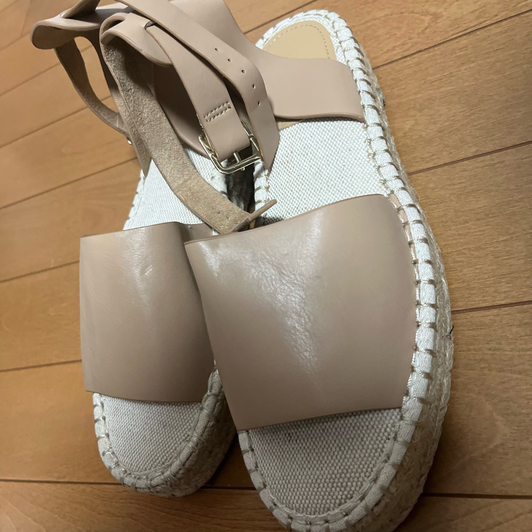 H&M エスパドリーユ　夏　サンダル　24.5-25センチ レディースの靴/シューズ(サンダル)の商品写真