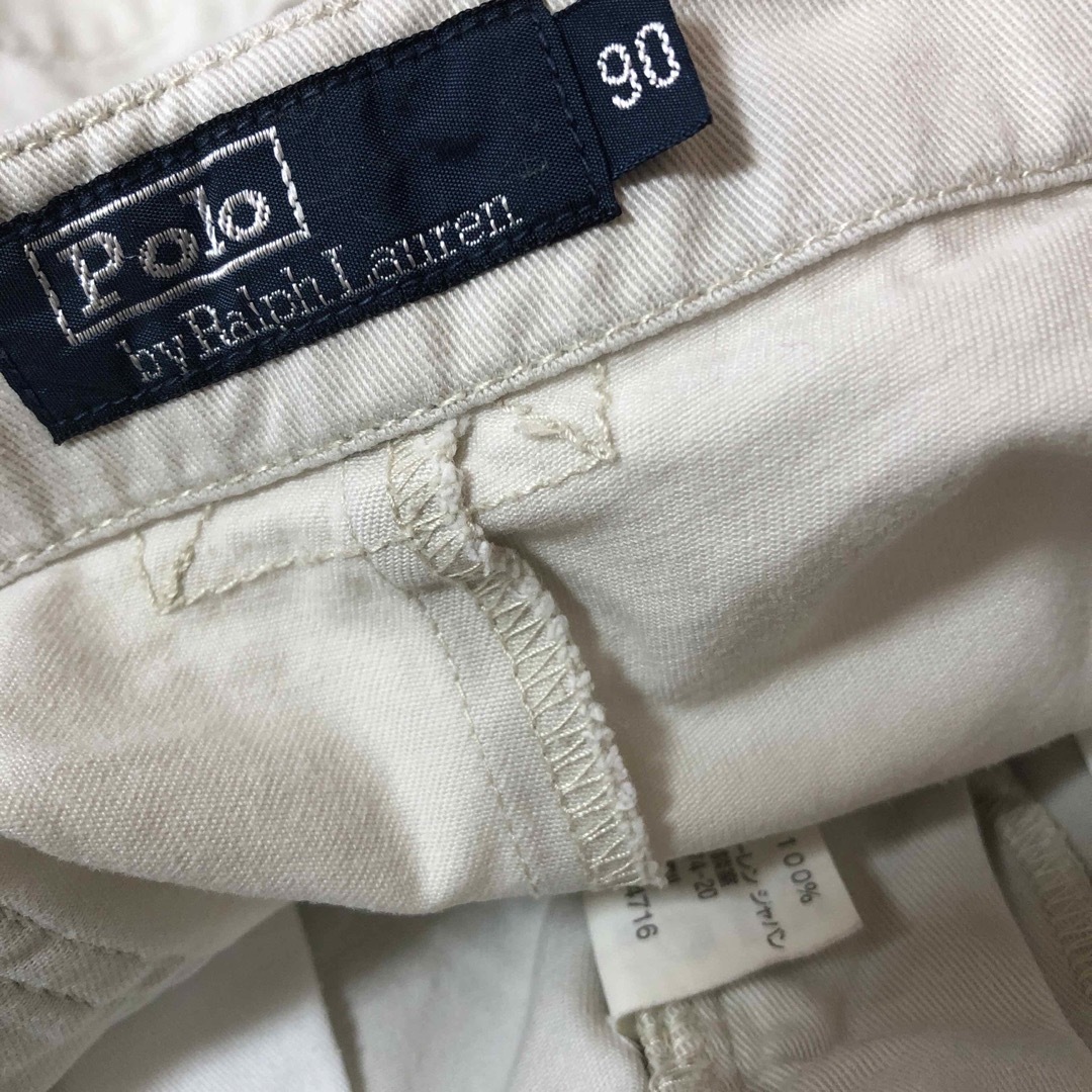 POLO RALPH LAUREN(ポロラルフローレン)のポロバイラルフローレンショートパンツキュロットチノ可愛いユニセックス90 キッズ/ベビー/マタニティのキッズ服女の子用(90cm~)(パンツ/スパッツ)の商品写真