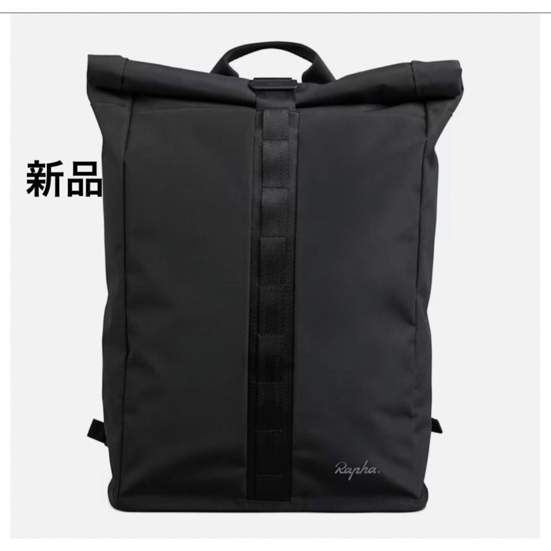 当店独占販売 新品 Rapha Backpackブラック ラファ ロールトップ