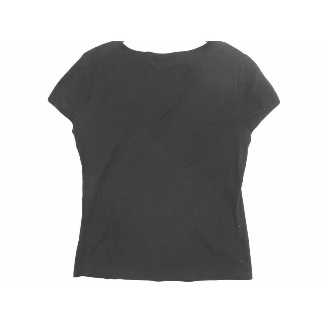 Courreges(クレージュ)のクレージュ カットワーク Tシャツ size38/黒 ■◆ レディース レディースのトップス(Tシャツ(半袖/袖なし))の商品写真