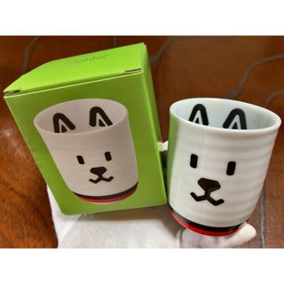 ソフトバンク(Softbank)の642）【SoftBank】お父さん湯のみ・箱付き（新品未使用）(ノベルティグッズ)