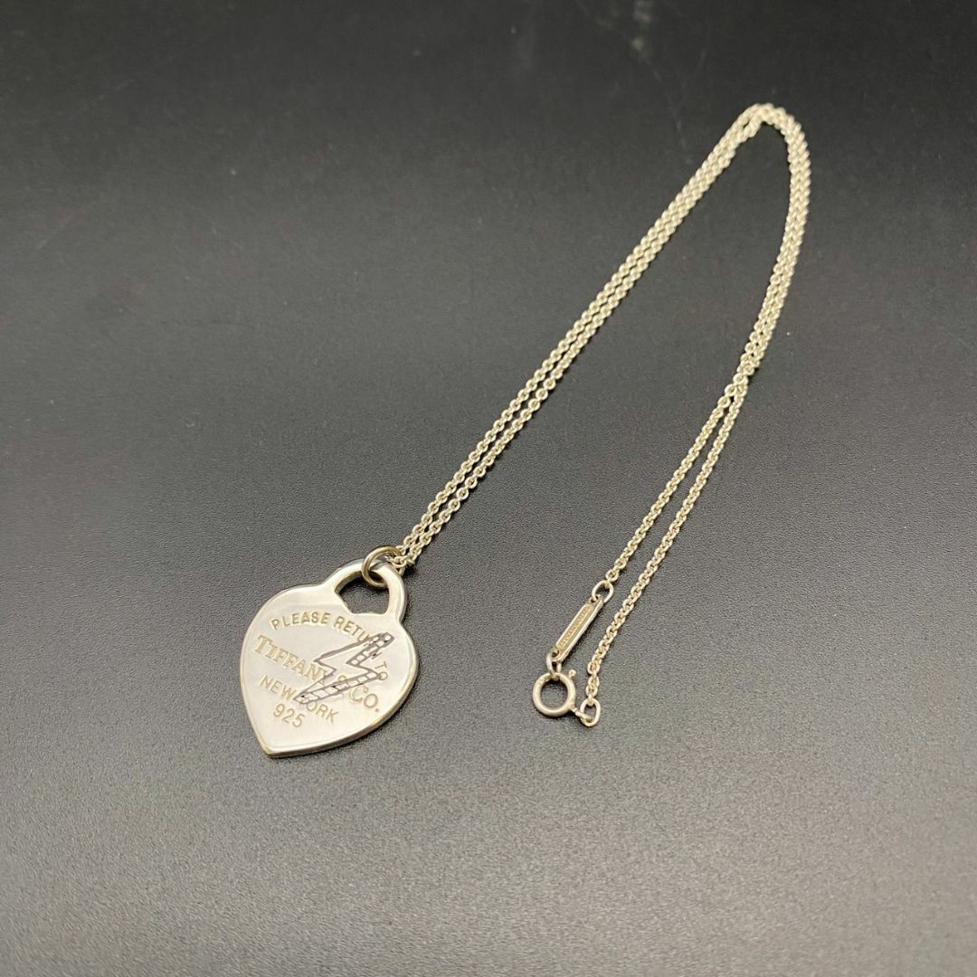 美品】ティファニー リターントゥ サンダーボルト ネックレス SV925