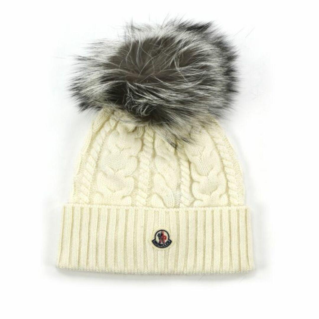 MONCLER - 【WHITE】モンクレール MONCLER ニット帽 レディース