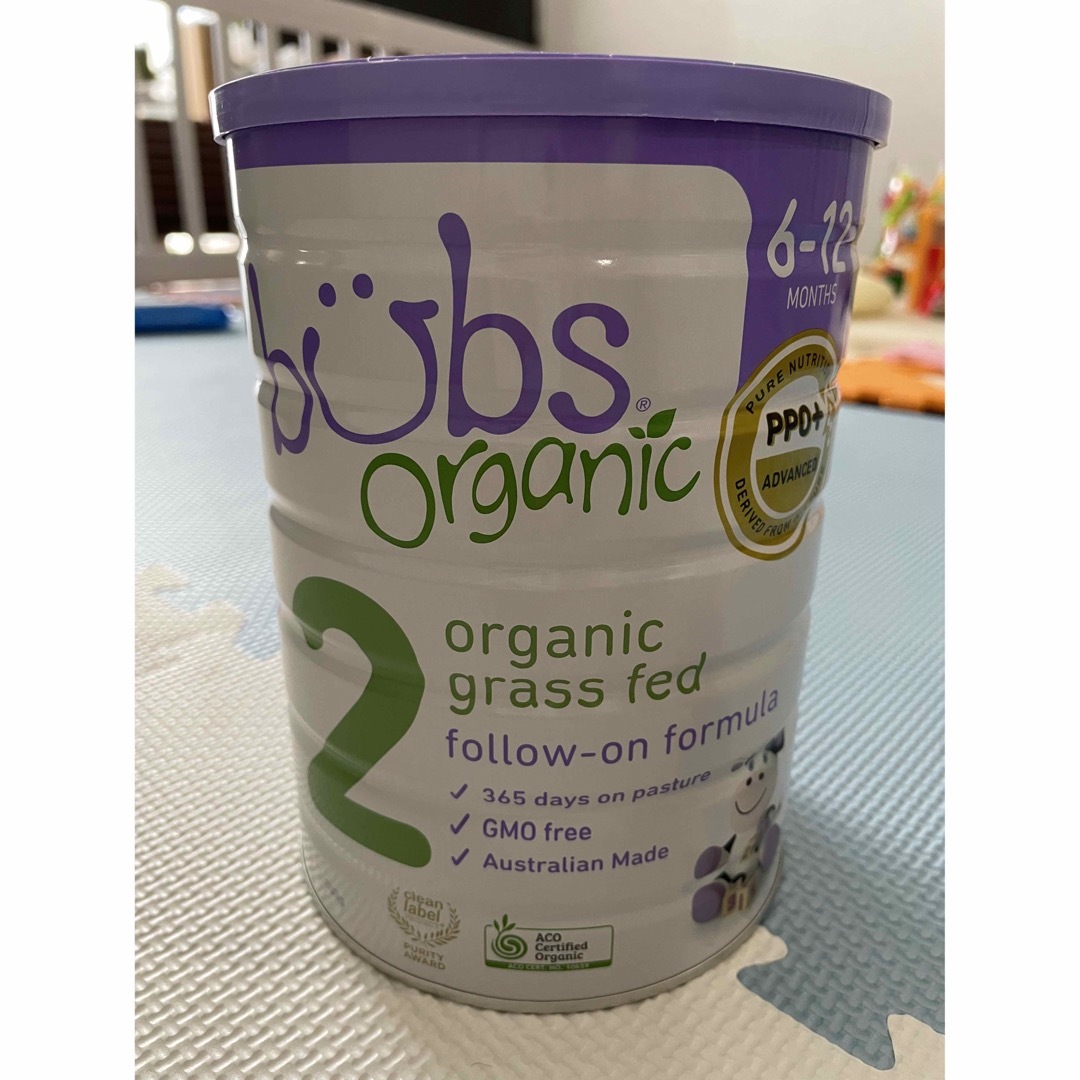 【未開封】Bubs Organic 粉ミルク ステップ2 (6〜12カ月)