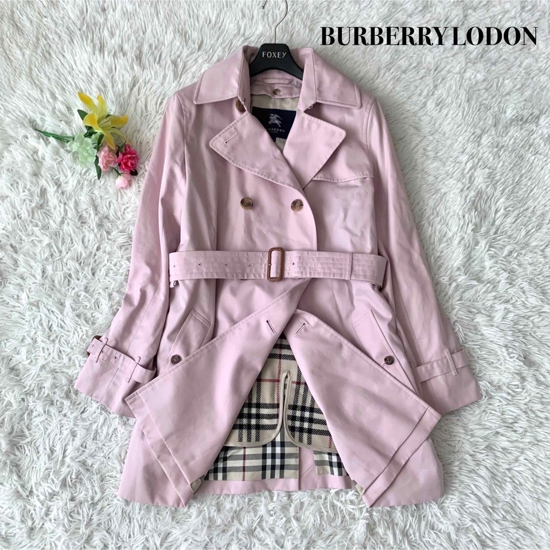 BURBERRY - 【美品】バーバリーロンドン トレンチコート ミドル丈