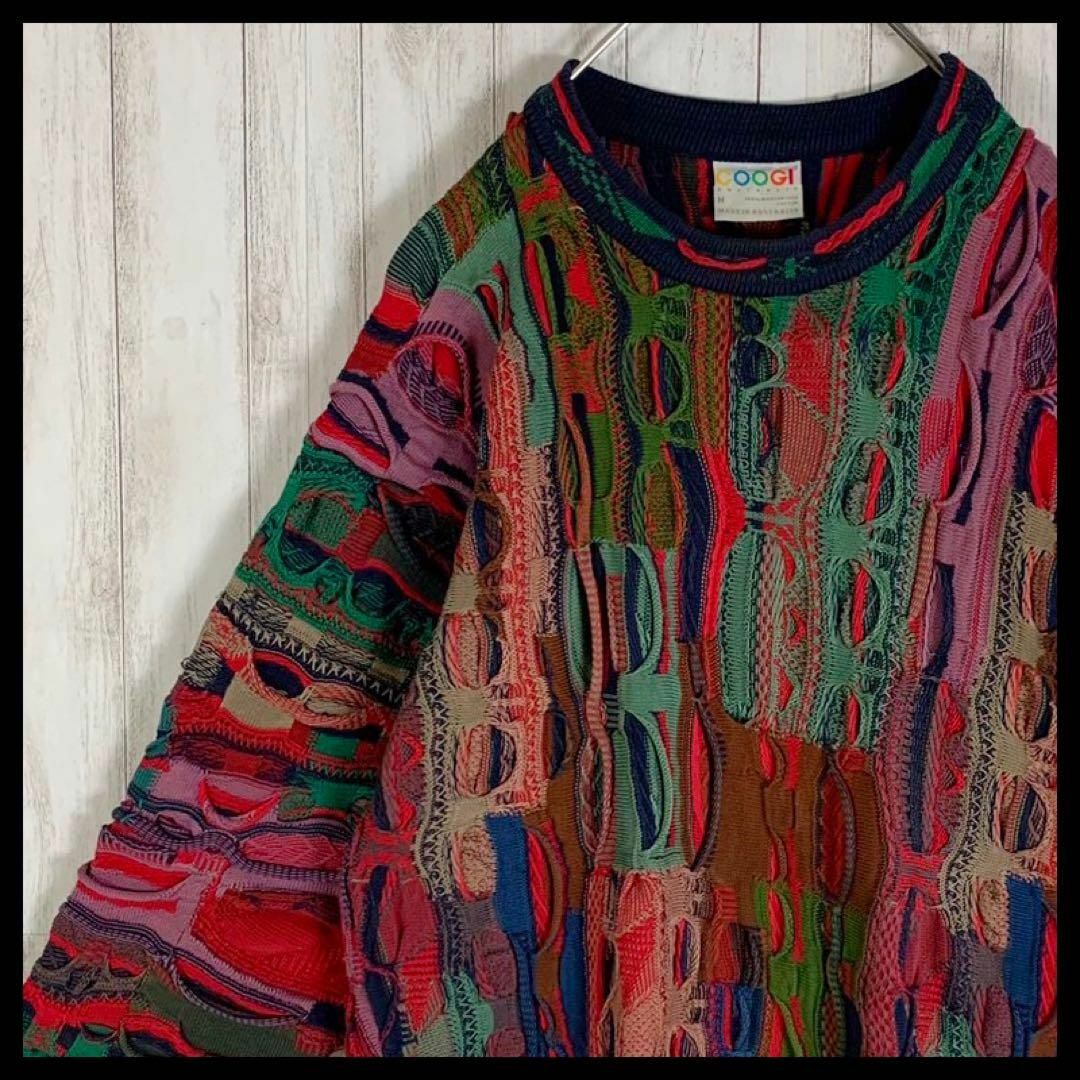 幻の1点モノ】coogi クージー 立体 編込み 3Dニット 即完売モデル