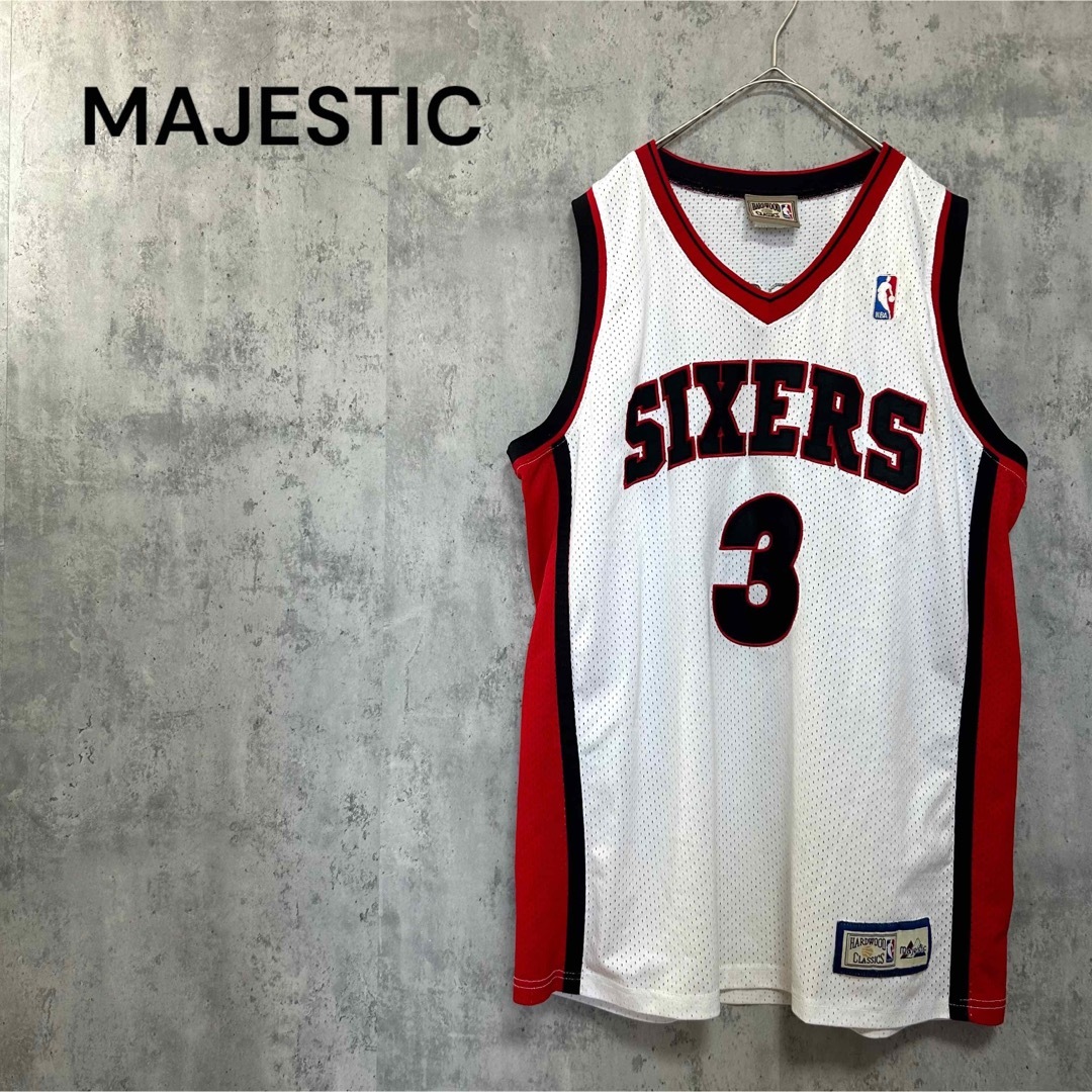 90's Majestic×76ers #3 IVERSON