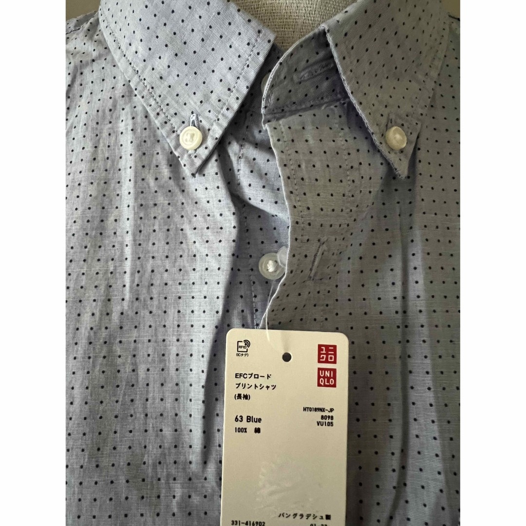 UNIQLO(ユニクロ)の新品　ユニクロ　EFCブロードプリントシャツ メンズのトップス(シャツ)の商品写真