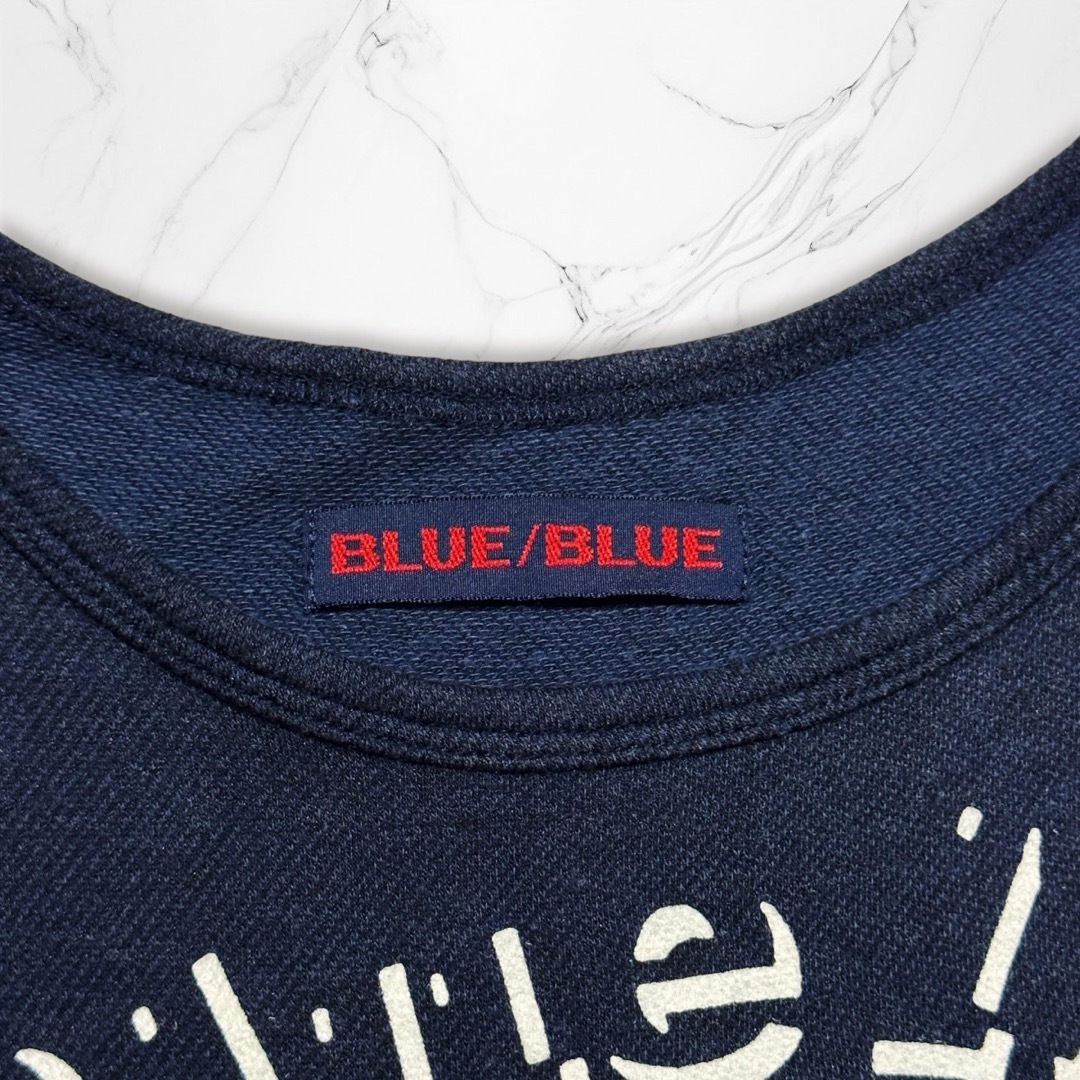 BLUE BLUE(ブルーブルー)のBLUE BLUE ブルーブルー ロング ワンピース アンカー ネイビー 藍色 レディースのワンピース(ロングワンピース/マキシワンピース)の商品写真