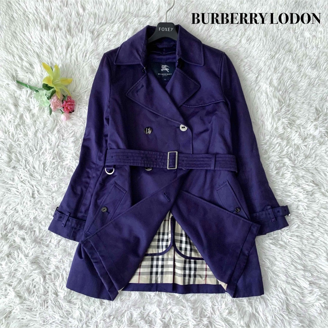 BURBERRY - 【美品】バーバリーロンドン トレンチコート ミドル丈