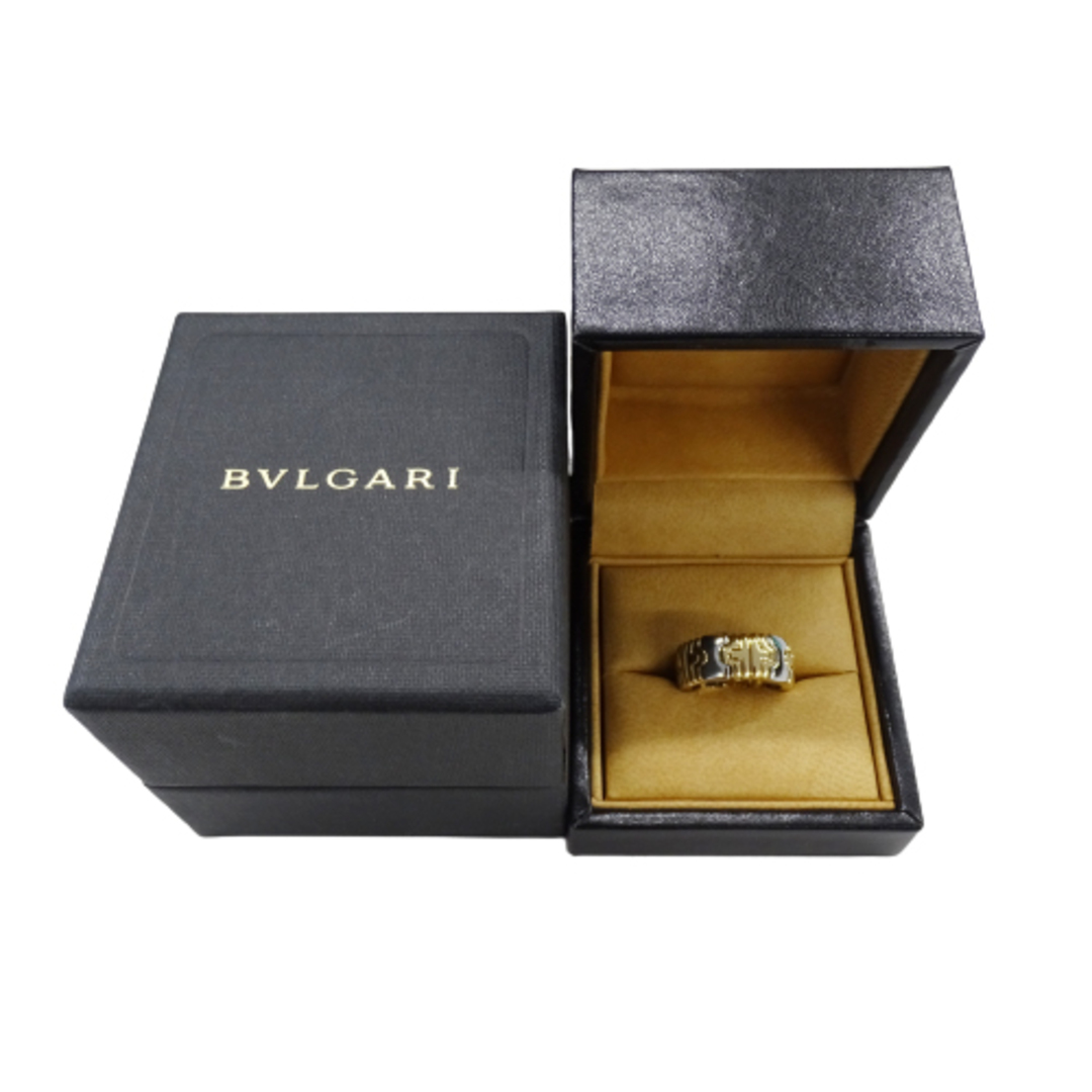 BVLGARI(ブルガリ)のブルガリ BVLGARI リング レディース メンズ ブランド 指輪 750YG ステンレス パレンテシ イエローゴールド シルバー 約9号 ジュエリー 磨き済み【中古】 レディースのアクセサリー(リング(指輪))の商品写真