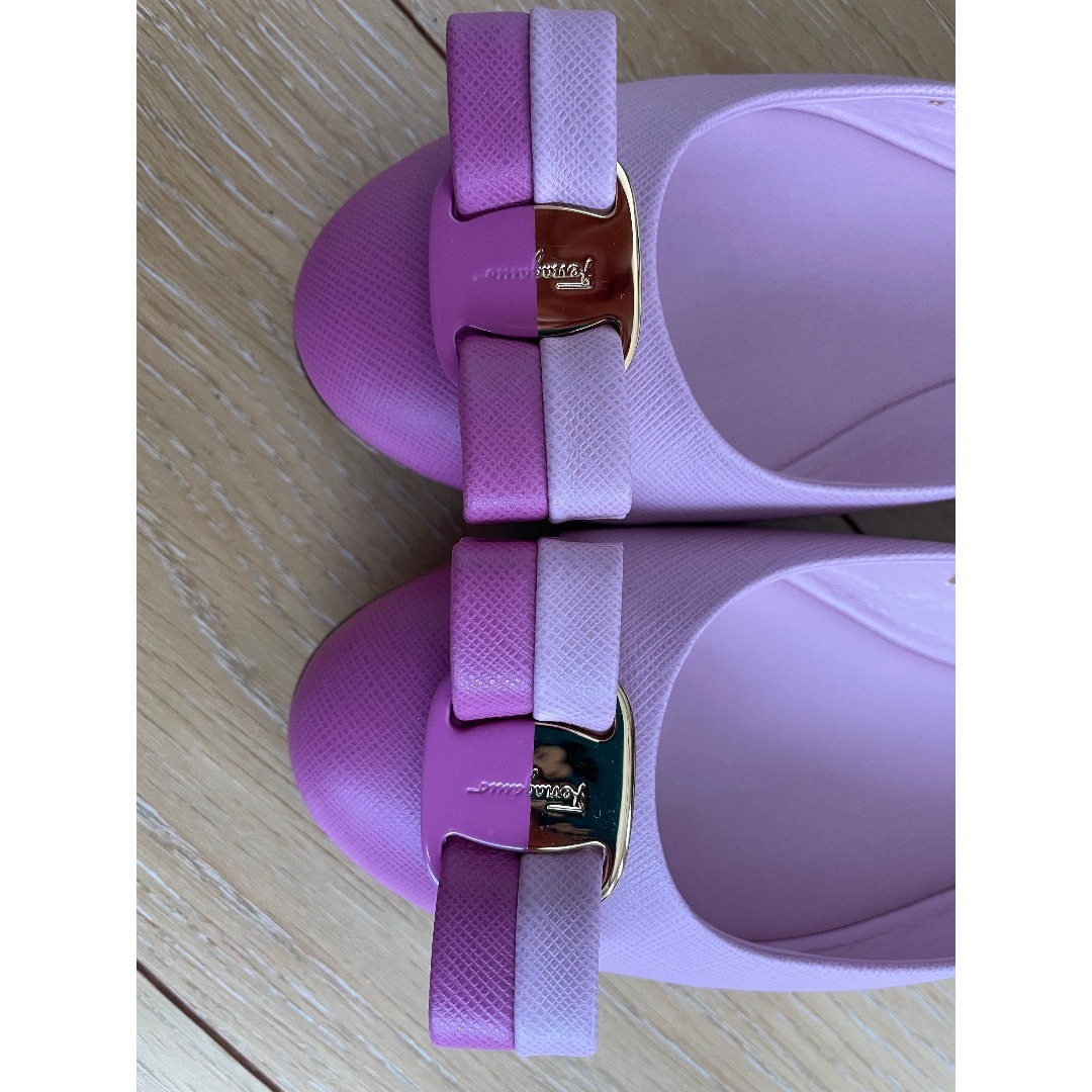 Salvatore Ferragamo - フェラガモ リボンフラットパンプスの通販 by
