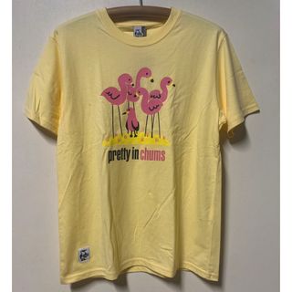 チャムス(CHUMS)の新品　SALE CHUMS  Flamingo Tシャツ tamago m(Tシャツ/カットソー(半袖/袖なし))