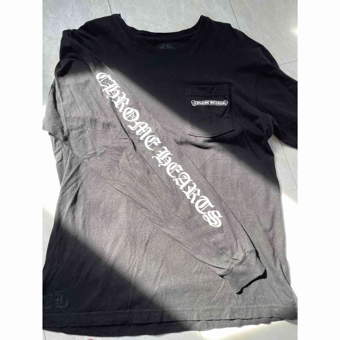 Chrome Hearts - クロムハーツ ロンT ロングTシャツ 黒 白の通販 by