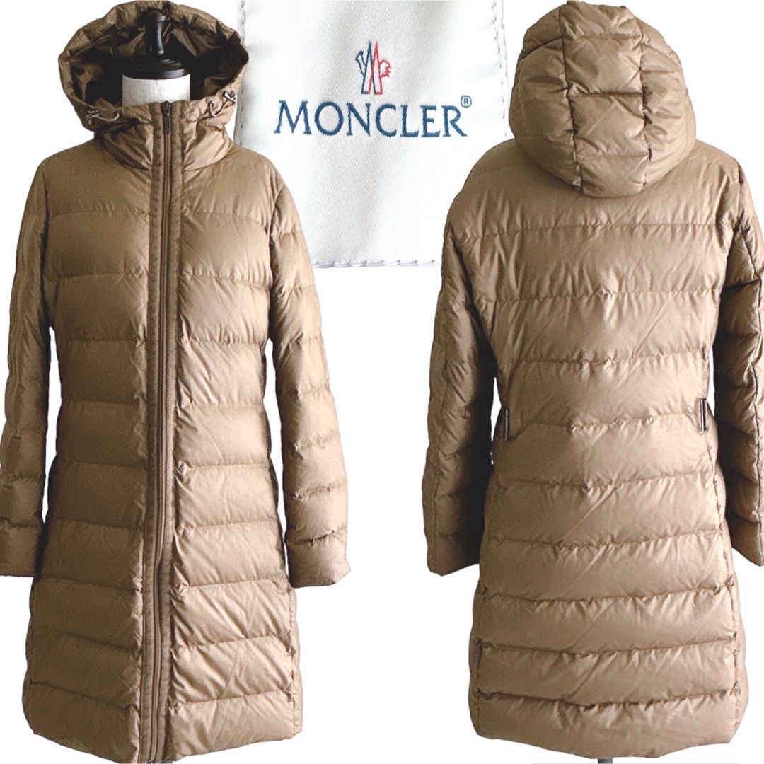 MONCLER ダウンコート ブラウン 美シルエット 2 モンクレール | フリマアプリ ラクマ