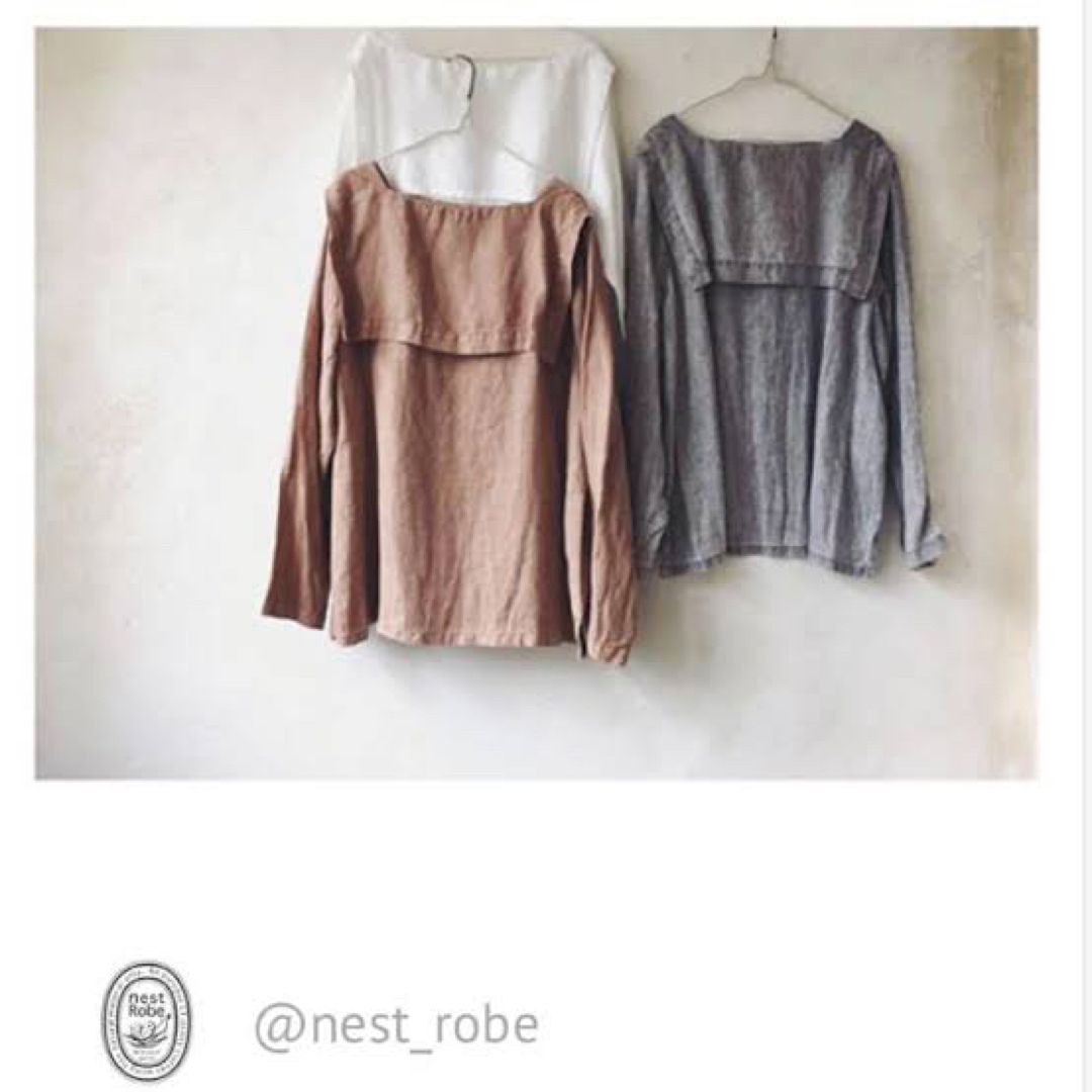 nest robe セーラーカラープルオーバー