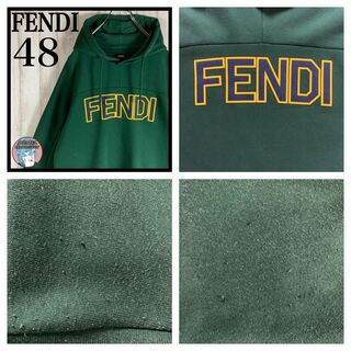 【超希少カラー】FENDI フェンディ センターロゴ 即完売モデル パーカー